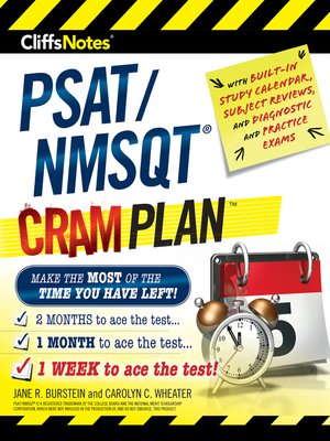 cover image of CliffsNotes PSAT/NMSQT Cram Plan